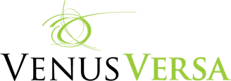 Black and green Venus Versa logo for Acne treatment for men